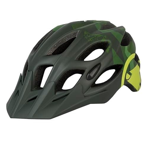 Image of Endura Unisex Adult Hummvee Youth Cycling Helmet | Lightweight Construction | Road or Mountain Bike | Stylish Design Helmet, Grey Camo, One Size