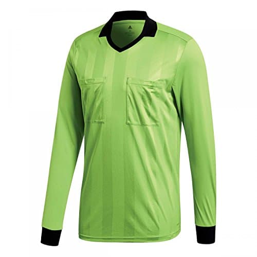 Image of Adidas Men's Referee 18 Ls Jersey, Semi Solar Green, S