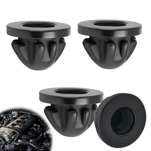Image of 4Pcs Engine Cover Grommets 11127614138, for BMW Engine Cover Trim Rubber Mount Grommet Bush, Replacement Engine Bung Fastening Element Buffer, Compatible with BMW 2-7, MINI F56, F55