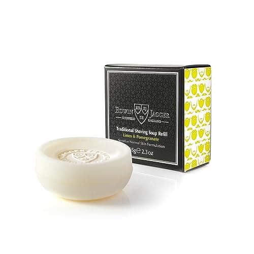 Image of Edwin Jagger SSLP Limes & Pomegranate 99.9% Natural Traditional Shaving Soap 65g Refill