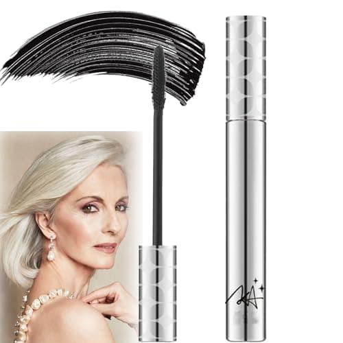Image of Black Lengthening Waterproof Mascara - Tubing Formula for Fine, Sparse Lashes with Natural Definition, Smudge-Proof, Clump-Free, Soft Brush, Easy Wash Off with Warm Water