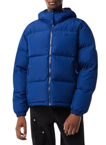 Image of Lacoste Men Down jacket BH3522,Plain,Regular Fit,Blue,62