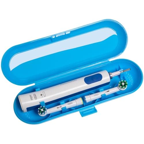 Image of seplouis Electric Toothbrush Travel Case for Oral B & Philips Sonicare, Blue