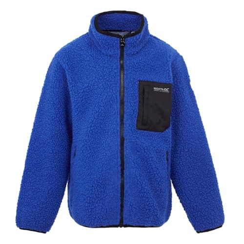 Image of Regatta Kids Frankie Full Zip Warm Fleece Borg Insulated Winter Layer Jacket Top