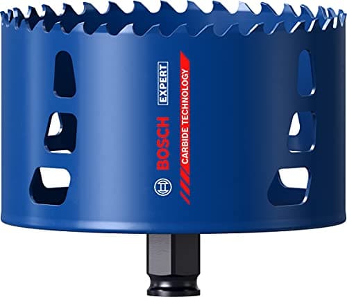 Image of Bosch 1x EXPERT Tough Material Hole Saw (for Wood with metal, Brick, Ø 114 mm, Professional Accessory Rotary Drill/Drivers)