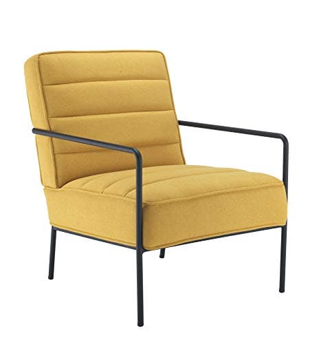 Image of Office Hippo Amethyst Reception Lounge Chair, Mustard Yellow