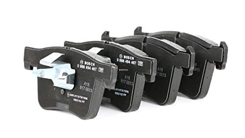 Image of Bosch BP1408 - Brake Pads Car Front Axle - Bosch Quality - Reduced Noise and Dust - ECE-R90 Certified - Copper-Free - 1 Set of 4 Pads