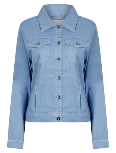 Image of AMARA REYA Women's Stretch Cotton Lightweight Casual Denim Summer Jacket