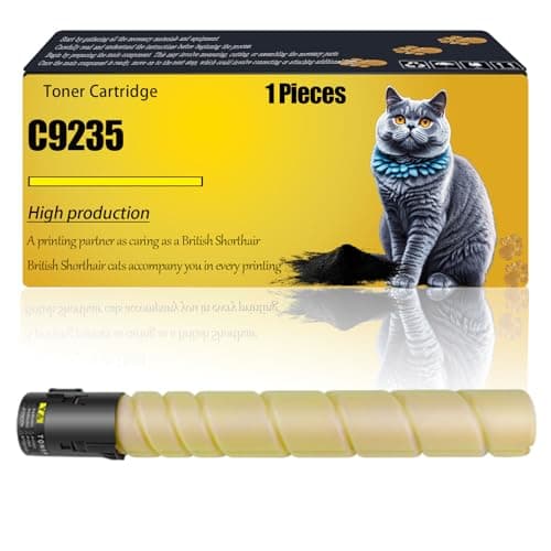 Image of C9235 Compatible for Lexmark Toner Cartridge 24B6845 24B6842 24B6843 24B6844 C9235 XC9225 Printers, High Yield Alternatives Reliable Printing (Yellow)