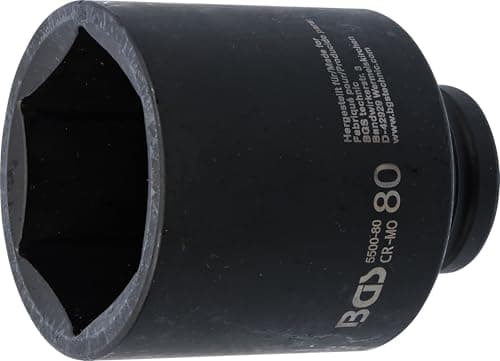 Image of BGS 5500-80 | Impact Socket Hexagon, deep | 25 mm (1") Drive | 80 mm