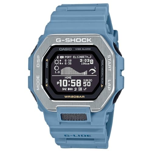 Image of G-Shock Casio G-Lide Ocean Blue Digital Surf Watch GBX-100-2A