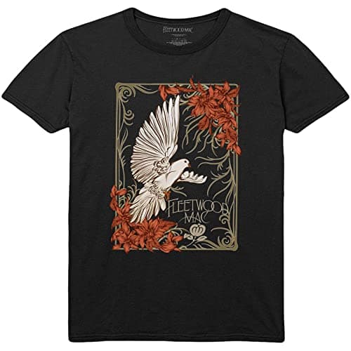 Image of Fleetwood Mac T Shirt Dove Band Logo Official Unisex Black XL