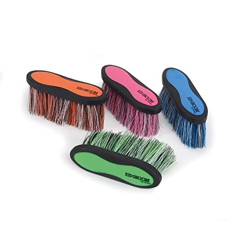 Image of Shires 1490 Ezi-Groom Long Bristle Dandy Brush Navy Blue