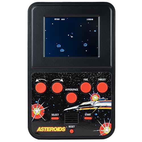 Image of Fizz Creations Asteroids Handheld. Retro Classic Arcade Game. Original Graphics & Sounds. Battery Operated. Retro Gaming Gift.