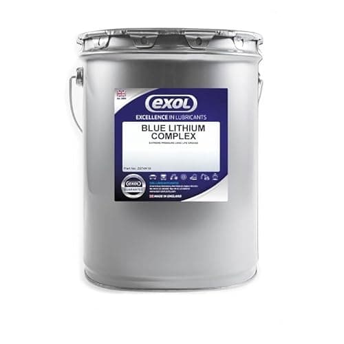 Image of EXOL BLUE LITHIUM COMPLEX EP2 GREASE 12.5KG BUCKET A HIGH TEMEPERATURE MULTIPURPOSE GREASE INCLUDING BEARINGS UK BRAND