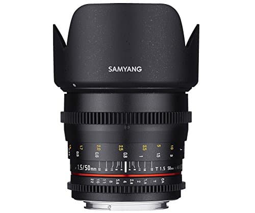 Image of Samyang 50 mm T1.5 VDSLR Manual Focus Video Lens for Nikon