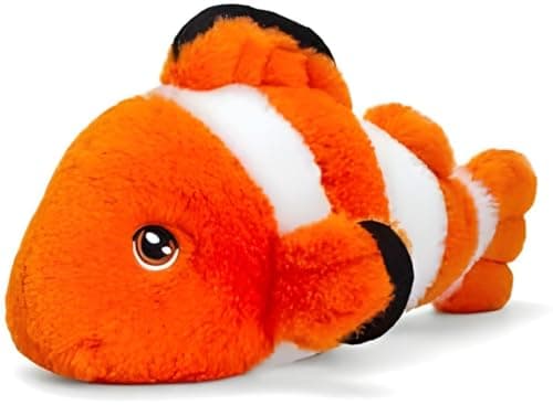 Image of Deluxe Paws Plush Cuddly Soft Eco Toys 100% Recycled (Clown Fish)
