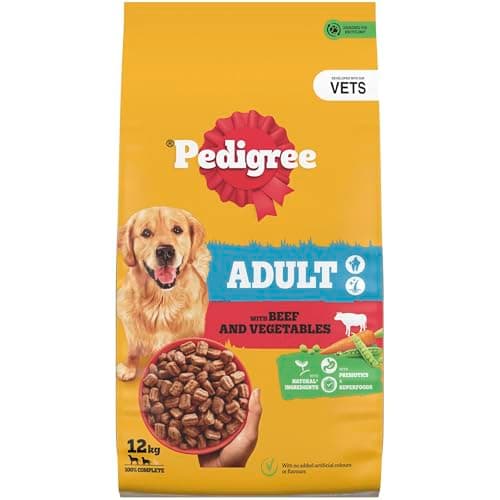 Image of Pedigree Complete Dog Dry Food for Dogs with Beef and Vegetable 12 kg