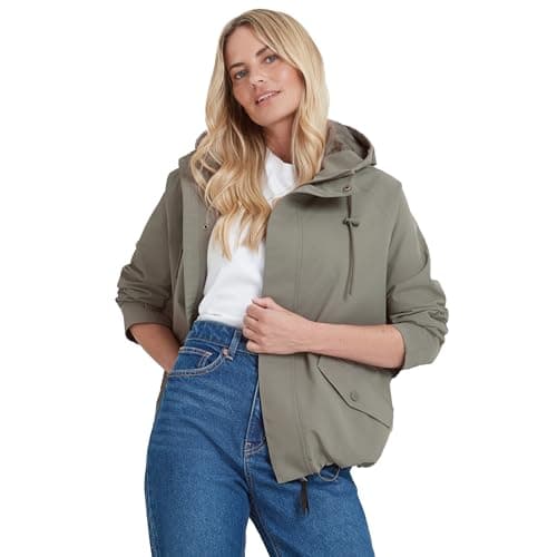Image of TOG24 Vena Waterproof Trench Coat, Casual, Breathable & Windproof, Boxy-Fit, Midi-Length, Water-Repellant Coating (DWR)