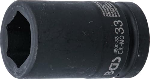 Image of BGS 5500-33 | Impact Socket Hexagon, deep | 25 mm (1") Drive | 33 mm