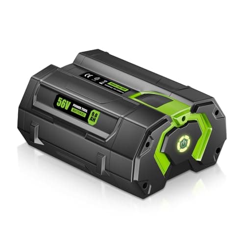 Image of ZEERISA 56V Battery 9.0Ah BA5600T Replacement for EGO BA2800t BA4200 BA1400, Compatible EGO 56 Volt CS1604 CS1403 HT2400 LB6504 LB5804 LB6500 LB4800 Power Tools(5.0ah 1PACK)