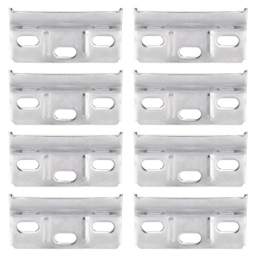 Image of VooGenzek 8 PCS Kitchen Cabinet Brackets Carrier, Kitchen Cabinet Hanging Brackets, Cabinet Hanger Suspension, Cabinet Hanging Bracket Plates, for Wall Mounting Cupboards Hanger