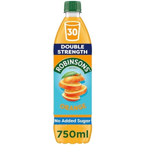 Image of Robinsons Double Strength Orange No Added Sugar Squash 750ml