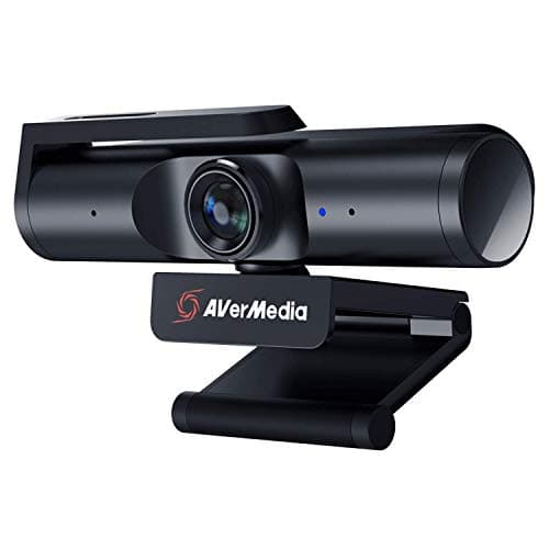 Image of AVerMedia Live Streamer CAM 513 - 4K30 UHD, Ultra Wide Angle Webcam with Fixed-Focus Lens, for Indoor Lighting, works with OBS, Zoom, PW513 - Black