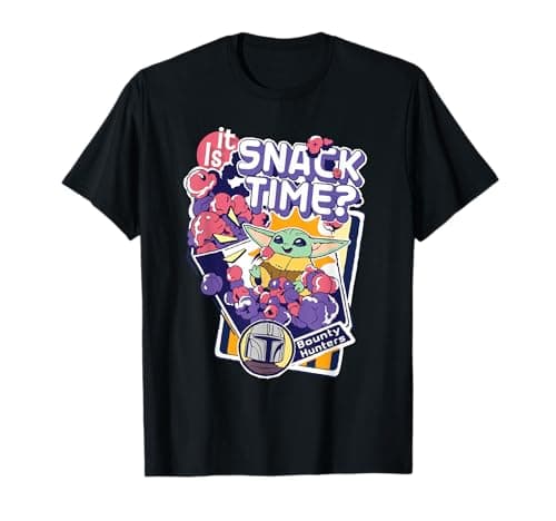 Image of Star Wars: The Mandalorian and Grogu is It Snack Time? T-Shirt