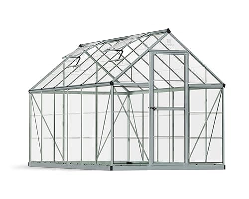 Image of Canopia by Palram Clear as Glass Greenhouse Harmony 6x12 Silver