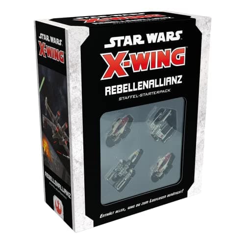 Image of Atomic Mass Games, Star Wars: X-Wing 2nd Edition - Rebel Alliance, Season Starter Pack, Tabletop, 2 Players, Ages 14+, 30-45 Minutes, German, Multicoloured, Multicoloured