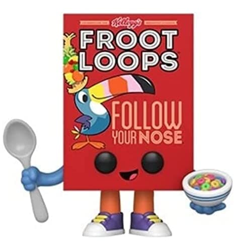 Image of Funko POP! Vinyl: Kelloggs - Froot Loops Cereal Box - Collectable Vinyl Figure - Gift Idea - Official Merchandise - Toys for Kids & Adults - Ad Icons Fans - Model Figure for Collectors and Display