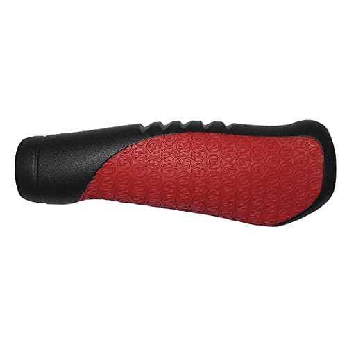 Image of Sram MTB Comfort Grips - 133 mm, Black/Red