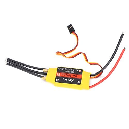 Image of Jelquix 30A ESC, Brushless Water Cooling Electric Speed Controller for RC Boat Model with Stable Performance & Two Way Control