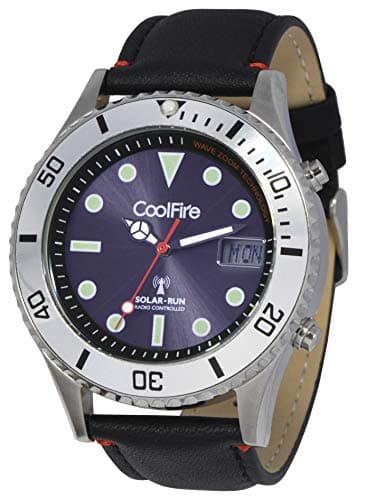 Image of Coolfire Solar Atomic Super Luminous Diver Watch ! 45mm Stainless Steel Solar Power Men Watch (1642E), Modern