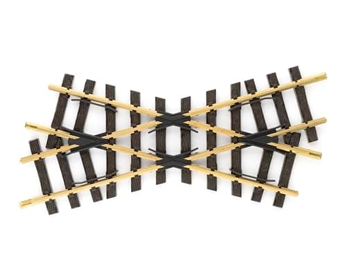 Image of LGB Intersection R1-30° - 13000, Track Extension for Garden Railway, Track Material, Accessories, G Scale 1:22.5