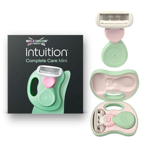 Image of Wilkinson Sword Intuition Complete Care Mini Travel, 1 Razor for Women, 1 Women's Blade Refill, Travel Case