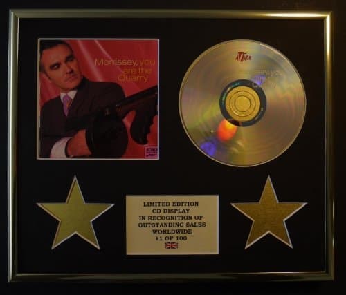 Image of MORRISSEY/CD DISPLAY/LIMITED EDITION/COA/YOU ARE THE QUARRY