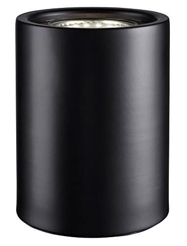 Image of Small and Contemporary Matt Black LED Table/Floor Lamp Uplighter by Happy Homewares