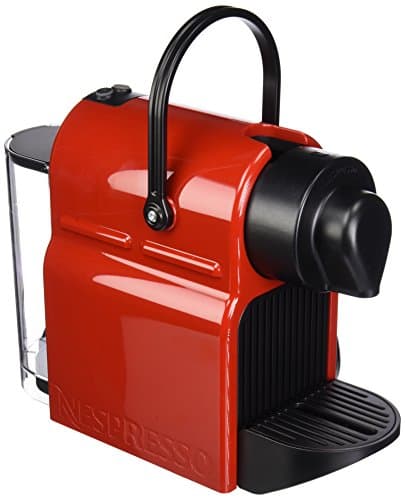 Image of Nespresso Inissia Espresso Maker,24 ounces Red (Discontinued Model)