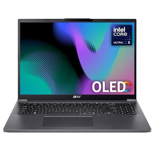 Image of Acer Aspire 16 A16-71M Laptop - Intel Core Ultra 5 125H, 16GB, 512GB SSD, Integrated Graphics, 16" WUXGA+ OLED, Windows 11, Iron