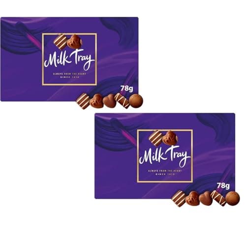 Image of Milk Tray Chocolate Box 78g - Assortment of Milk Chocolates - cdb (2 x Boxes)