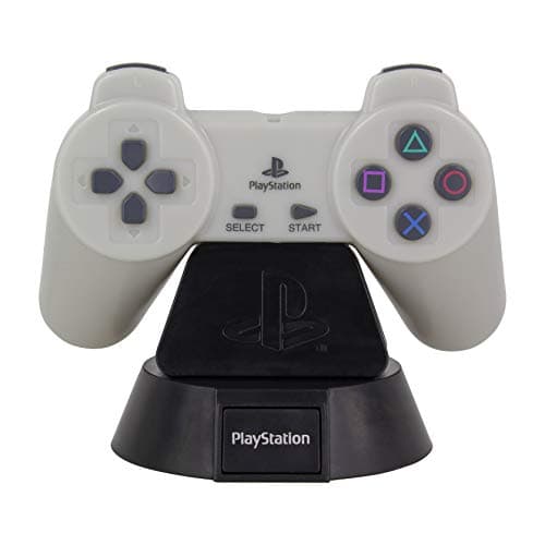 Image of PlayStation Paladone Controller LED Collectible Night Bedrooms, Office & Home | Pop Culture Icon Lighting, Grey [Energy Class A++]