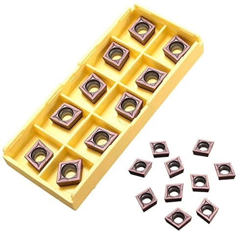 Image of 10PCS CCMT09T304 VP15TF Carbide Inserts CCMT 09 T3 / CCMT32.51 Insert