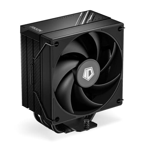 Image of ID-COOLING FROZN A410 Black CPU Air Cooler 4 Heat Pipes All-Black CPU Cooler with 120mm FDB Fan, Compatible with Intel LGA1700/1200/115X; AMD AM4/AM5