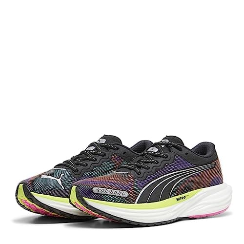 Image of Puma Deviate Nitro 2 Womens Running Shoes Road Black/Pink 4 (37)
