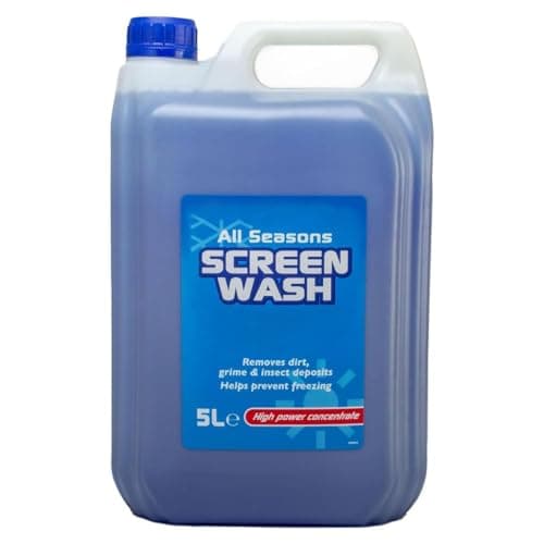 Image of 3 X All-Seasons Concentrated 5L Screenwash - Powerful Windscreen Washer Fluid Winter Screenwash for Cars With Perfectonish Thank You Sticker Packaging