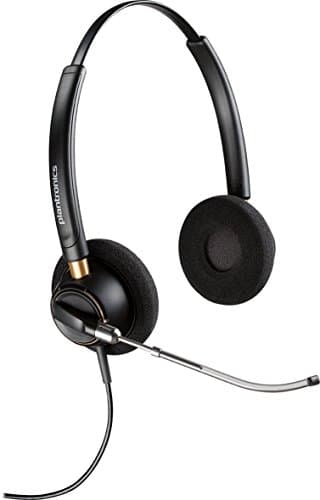 Image of Plantronics ENCOREPRO HW520V - headsets (Wired, Call center/Office, Supraaural, Closed, 100 - 6800 Hz, Binaural)