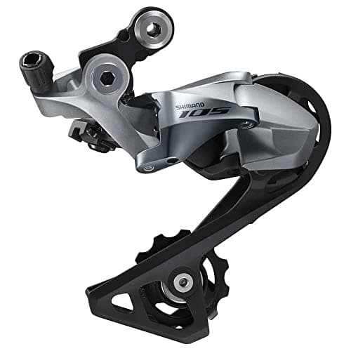 Image of Shimano 105 RD-R7000 105 11-speed rear derailleur, GS, for low gear 28-34T, silver