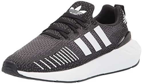 Image of adidas Originals Women's Swift Run 22 Sneaker, Black/White/Grey, 6